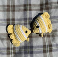Cutesy yellow & white butterfly fish