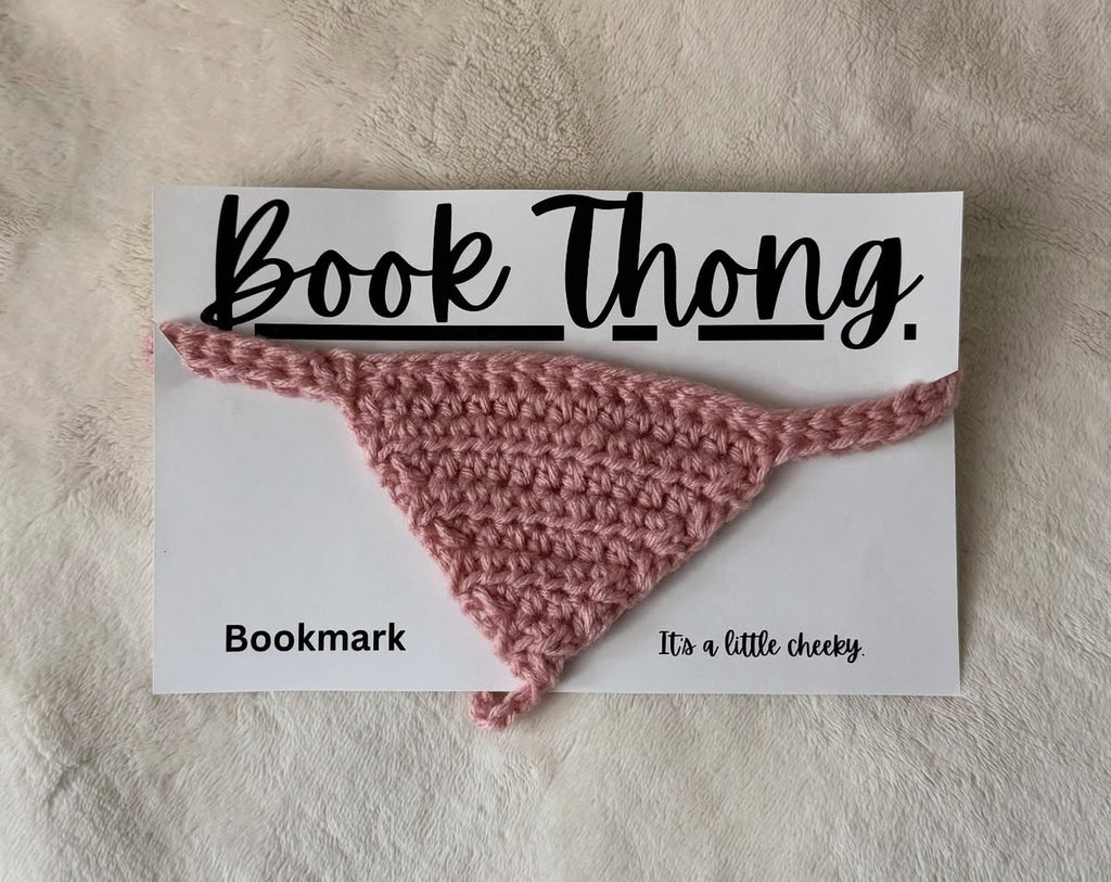 Book thong bookmark (made to order)
