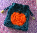 6x6 pumpkin pouch