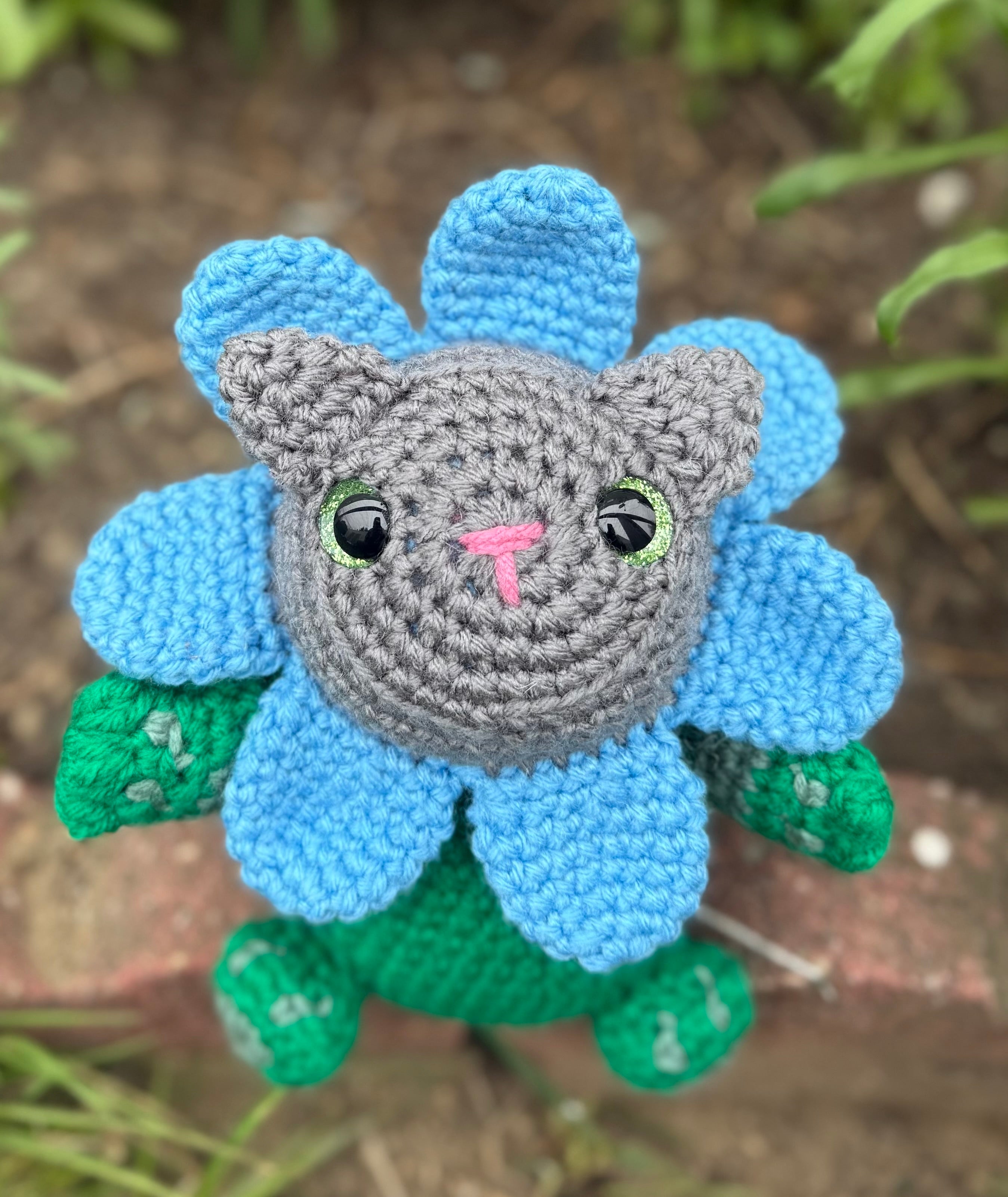 Flower cat buddy