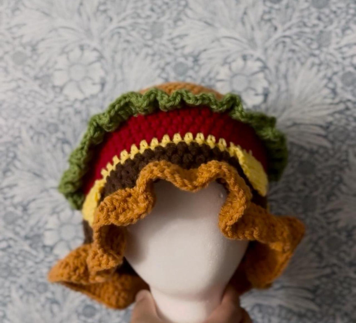 Cheeseburger bucket hat