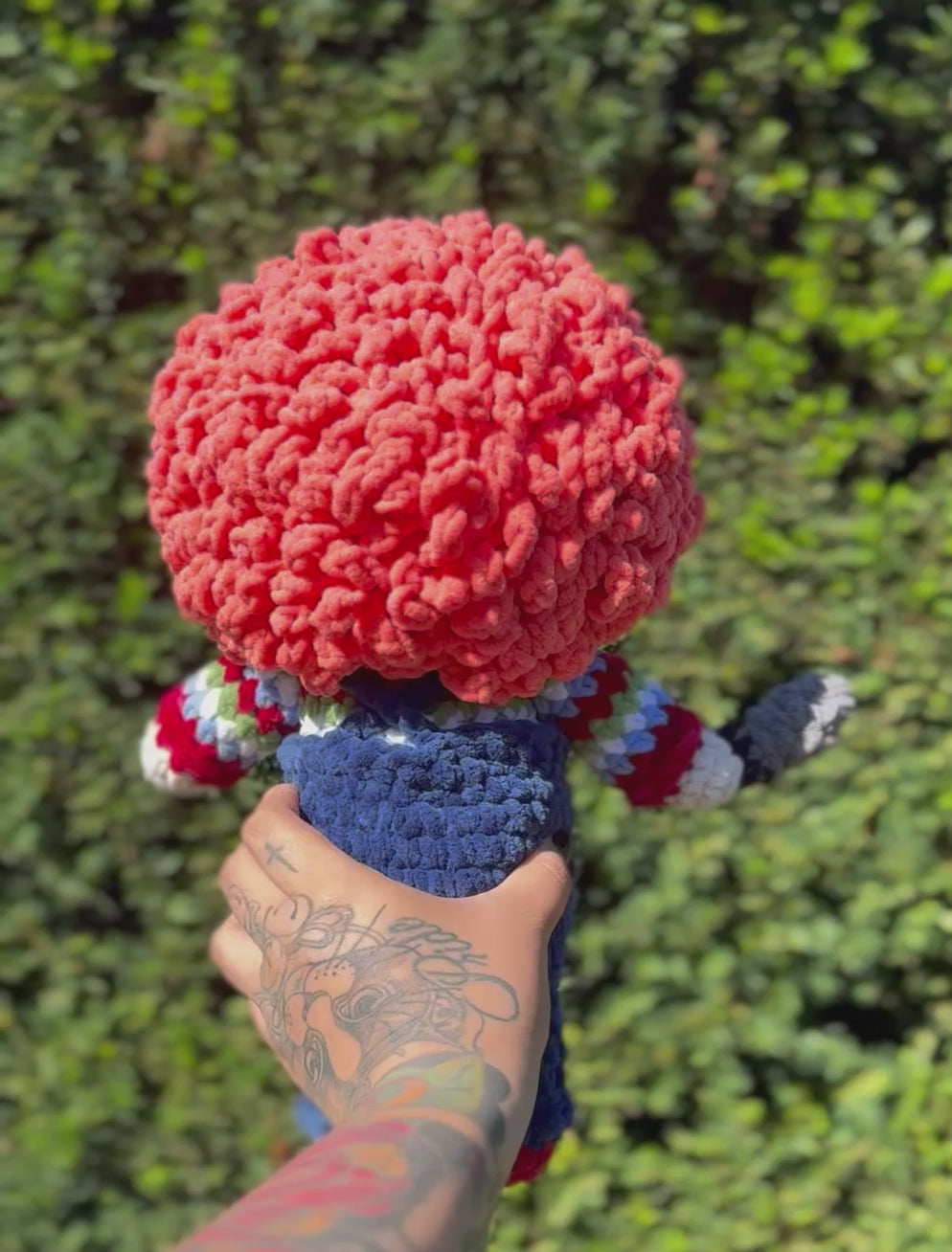 your favorite killer doll in plushie form