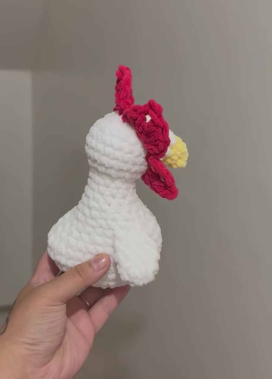 small goose w/ flower (made to order)